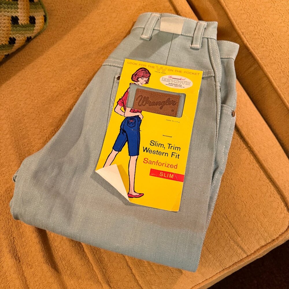 Vintage Mint Green Wrangler Clamdiggers- NWT XXS